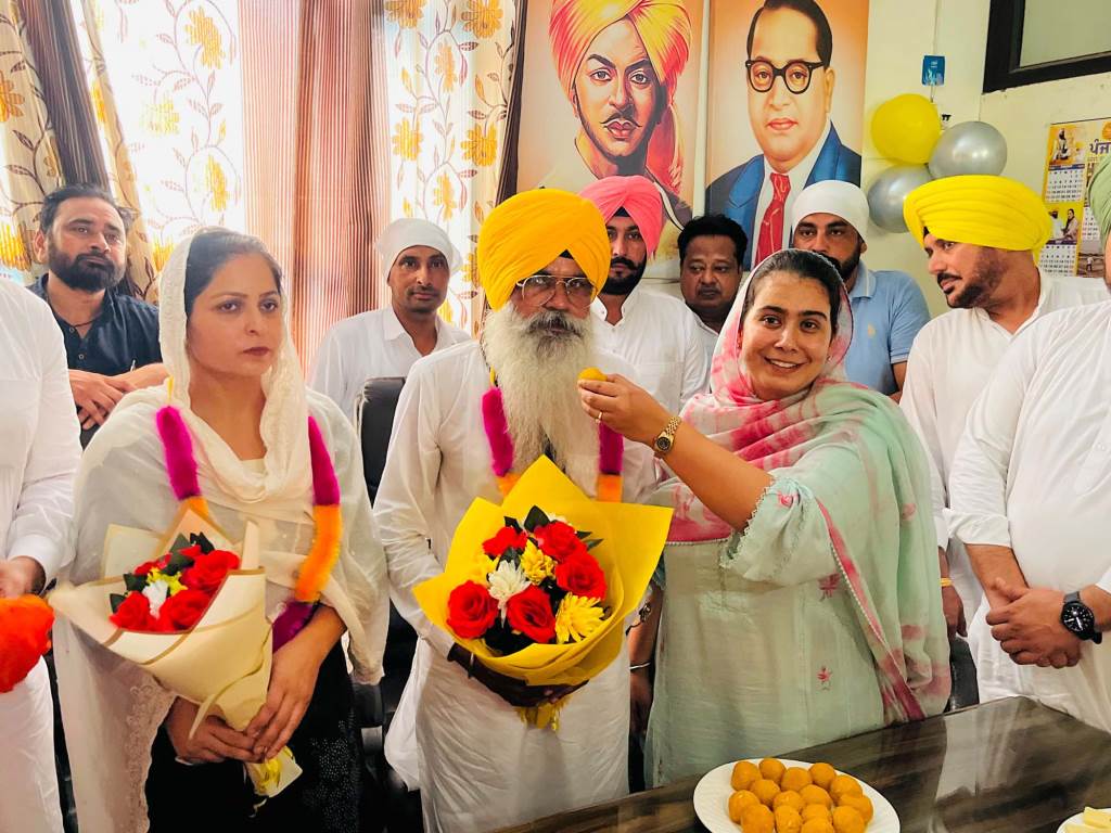 Avtar Singh Tari takes charge as President of Nagar Council Bhawanigarh in the presence of MLA Narinder Kaur Bharaj